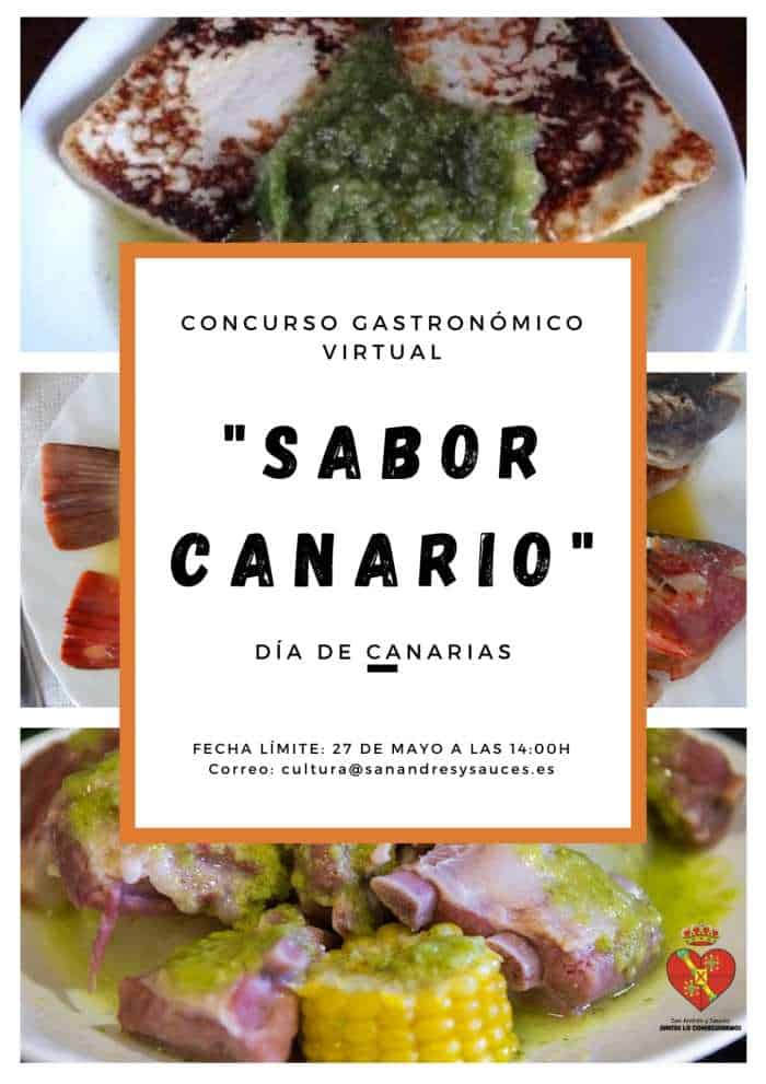Cartel-del-Concurso-Gastronomico-Virtual-Sabor-Canario-con-Motivo-del-Día-de-Canarias